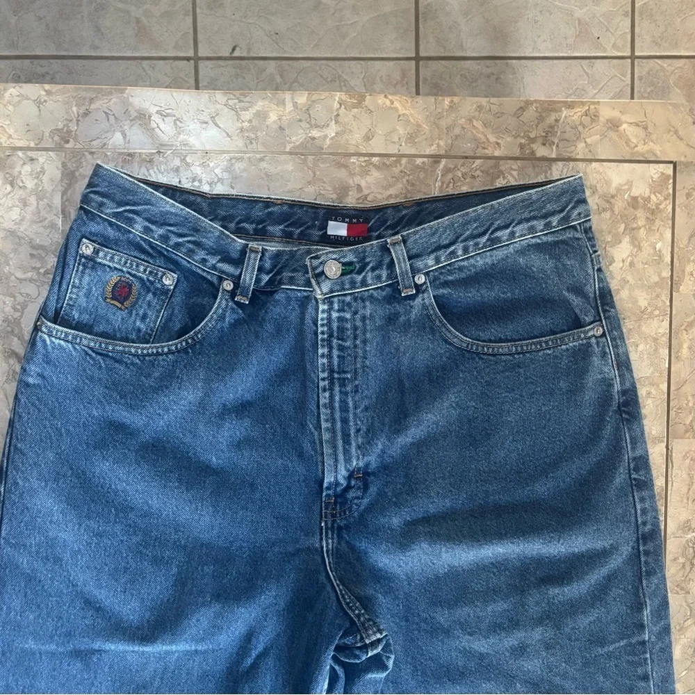 Vintage Tommy Hilfiger Crest Jeans Men’s 34x30 Made in USA Classic Straight Leg